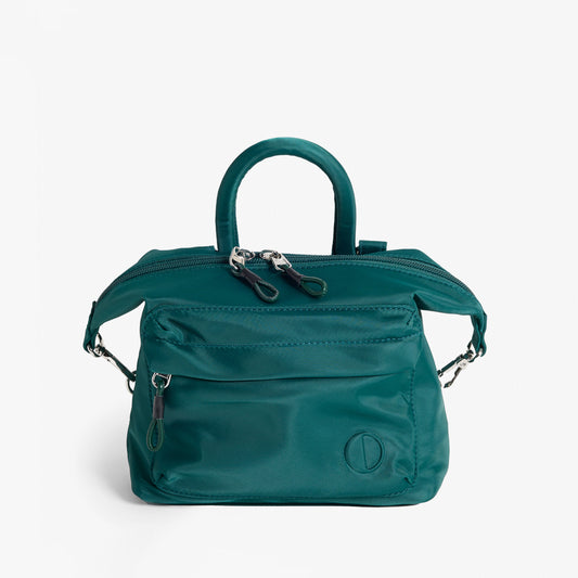 Practice Karma Mini Crossbody bag in Forest green color