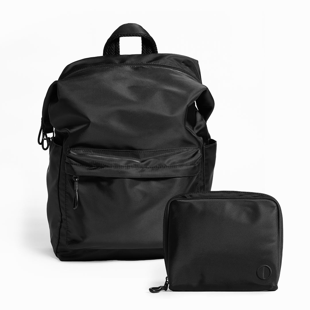 Practice The Take Out Karma Set in Eclipse black color Karma Backpack and Vocation Organizer Pouch