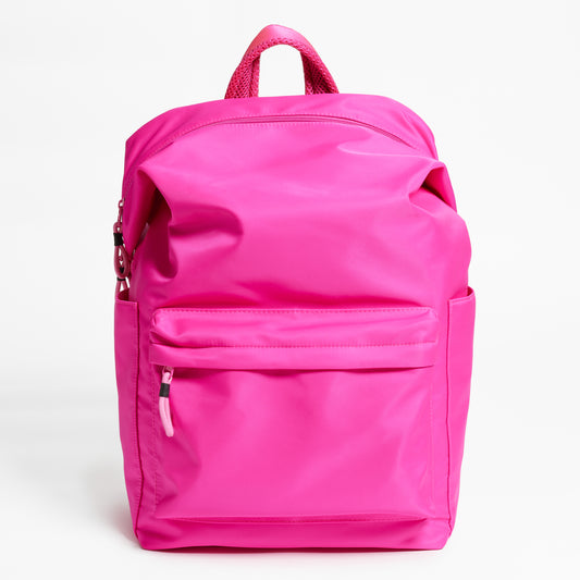 Practice The Karma Backpack in Dragonfruit hot pink color